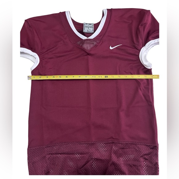 Nike Vapor Untouchable Football Practice Jersey Mens Size Large Maroon AO4800670 - Picture 2 of 6